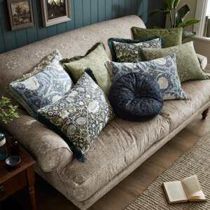 William Morris At Home Pimpernel Cushion